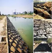 Gravel Grid for Sand, Pea Gravels, Soil Stabilization, Permeable Non-Slip Ground Grid with Drain Holes, Parking Lots Landscaping 2" Thick(6x9m/19.7x29.5ft)