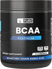 Pure BCAA Powder, 14.4 oz, Always Pure, No Additives or Fillers