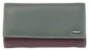 Franco Bonini - 4206 Classic Flap over ladies leather wallet - Grey Multi