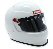 RaceQuip Full Face Helmet PRO20 Series Snell SA2020 Rated Gloss White Medium...