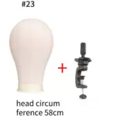 Canvas Block Head Wig Head Training Display Styling 21-24Inch Mannequin Manikin