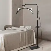 ADISUN Lash Light for Eyelash Tech, Stepless Dimmable Floor Lamp Half Moon Li...