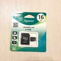 在飛比找蝦皮購物優惠-1 Apacer 宇瞻 16GB microSDHC Cla