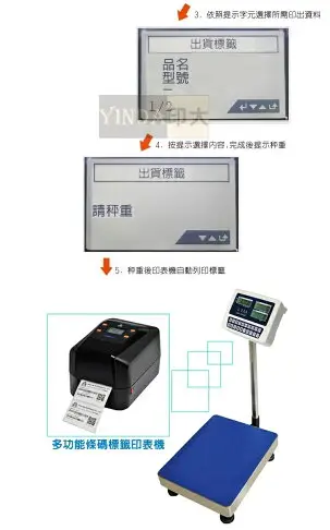 秤 磅秤 電子秤工業條碼標籤秤 JWI-3000C 計數電子台秤