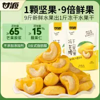 在飛比找蝦皮購物優惠-【休閑優品】【新品嘗鮮】甘源凍干芒果腰果15g凍干水果加堅果