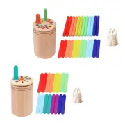 Montessori Toddlers Toys Color Sorting Sticks for Kids Toddlers 2 3 Year Old
