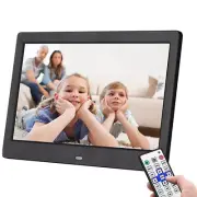 10.1 Inch HD Digital Photo Frame Picture Clock Video Black Player Calendar Clock