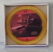 Darth Vader Gold 7" Novelty Wall/Desk Clock Brand New Star Wars