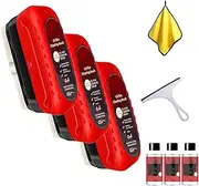 Consensuts Window Cleaner, Odalit Automotive Oil Film Cleaner Brush, Oil Film Cleaning Brush for Car Windows, Glass Cleaning Board for Windshield (1, 3pcs)