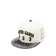 [Pdf] Pdf Bandana-panel Flat Cap ONE SIZE BLACK
