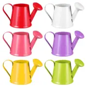 6 Pcs Watering Kettle 6Pcs Garden Tools Mini Kids Metal