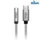 Esense 逸盛 Hawk HTM410 USB Type-C to 3.5mm 母 15cm 音源 轉接線 04-HTM410SL