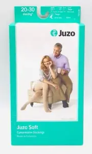 Juzo 2001 10840 Compression Knee Stockings 20-30mmHg Beige Size IV Type AD -New
