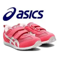 在飛比找蝦皮購物優惠-ASICS 亞瑟士 魔鬼氈女童鞋 輕量透氣回彈吸震運動鞋-反