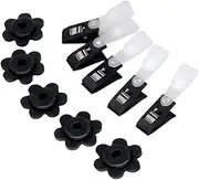 CIMAXIC 1 Set Wind Flag Clips and Stoppers for Flag Poles Durable Windy Conditions