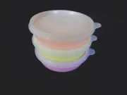 Tupperware Little Wonder snack bowls. Set of 3. Never used.
