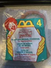 Vintage McDonald’s Peter Pan Magnifying Glass Sealed Happy Meal
