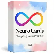 60 Neurodiversity flashCards for ADHD, Autism & Neurodivergent Support – Therapy Tools, Mental Health Games for Teens & Adults, Therapist Gifts & Group Therapy Activities