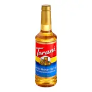 Torani Salted Honey Butter Flavoring Syrup 750 mL Plastic Bottle 880693141
