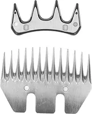 Sheep Shears Blade, 13 Tooth Electric Wool Comb Cutter Goats Clipper Scissors Blade Professional Sheep Shears Replacement Blades Shearing Comb and Cutter Blade Set for Goats