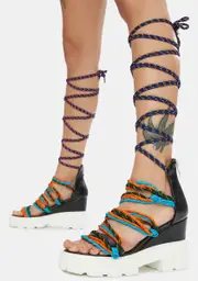 [AZALEA WANG] Thrive Wrap Sandals