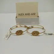 Alex and Ani Horizontal " ST. FLORIAN " NWT, Rafaelian Gold (FC 101/1 D730)