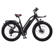 ET.Cycle T720 Step-Thru Fat Trekking E-Bike, 48V 70Nm Torque, 15Ah 720Wh Battery [Matt White]