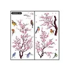 Peach blossom branch bird wall sticker living room room decoration wall sticker