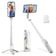 Selfie Stick Gimbal Stabilizer, 1 Axis Face Tracking & 360° Rotation Tripod w...