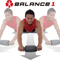 在飛比找蝦皮商城優惠-【BALANCE 1】三合一多功能健腹輪(健腹+按摩+滾輪)