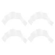 2Pair Silicone Swimming Gloves Webbed Swim Gloves Gear Paddle Fins White S