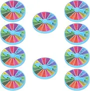 ORFOFE Spinning Prize Wheel Kit Colorful Prize Wheel for Parties Events and Team Building Games