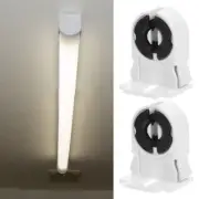 50 Pcs Fluorescent Lamp Holder Light Bulb Socket Replacement Sockets