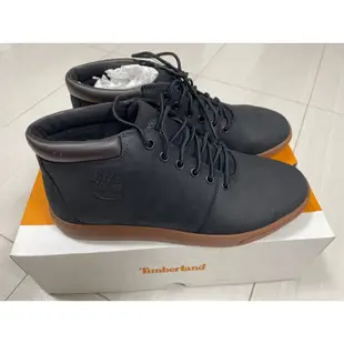 Timberland 男款黑色磨砂革防水休閒鞋|A2DSN001|全新