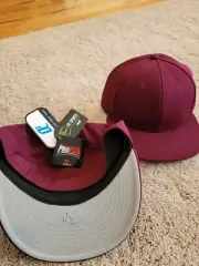 Team Green Eco3 Adult LG/XL Maroon Pro Flex Outdoor Baseball Cap