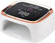 108W Nail Dryer UV LED Nail Lamp for Nails, Nail Dryer for Gel Nail Polish, Auto Sensor Curing Lamp with 4 Timer Settings, Professional Nail Tools for Fingernails and Toenails (white)