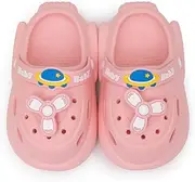 [Casazoe] Toddler Boys Girls Cute Garden Clogs Kids Slip On Water Sandals Lightweight Indoor Outdoor Play Shoes Children Comfort Slippers Slides Summer Beach Pool Shoes