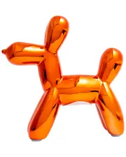 Interior Illusions Plus Copper Mini Balloon Dog Bank 7.5" Tall
