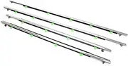 Areyourshop 4X Car Window Moulding Trim Weatherstrips Seal for Hon-da CR-V CRV 2007-2011