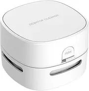 Desktop Vacuum Cleaner, Mini Table dust Sweeper Energy Saving, Crumb Vacuum/Desk Vacuum Cleaner Mini Cordless&360º Rotatable Design for Keyboard/Home/School/Office