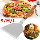 Long hand Chopper Pizza Fondant Cooking Spatula Scraper Shovel Pastry Tools