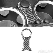 2Pcs For Mini Cooper 2007-10 Carbon Fiber Interior Cigarette Lighter Cover Trim (for: Mini)