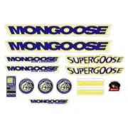 Mongoose - 1998 Supergoose for Black frame - Decal set - old school bmx