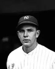 Samuel D Byrd of the New York Yankees in 1928 Baseball Old Photo