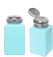 JETEHO 2 pcs 200ml Push Down Dispenser Pump Bottle Methanol Container