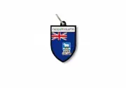 keychain key chain ring flag national souvenir shield falklands