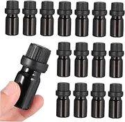 minkissy 20pcs 5ml Essential Oil Bottle Dispenser Leakproof Travel-Safe Sample Container Perfume Bottle for Aromatherapy