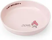 Sanrio 185931 My Melody Plate, 8.3 inches (21 cm), Microwave, Dishwasher, Dish-Dryer, Ceramic, Curry Plate, Pasta Plate