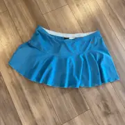Nike Blue Athletic Tennis Skirt Women Large Bin H-17 - NWT
