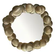 Cafe Lighting & Living Halo Wall Mirror (Gold)